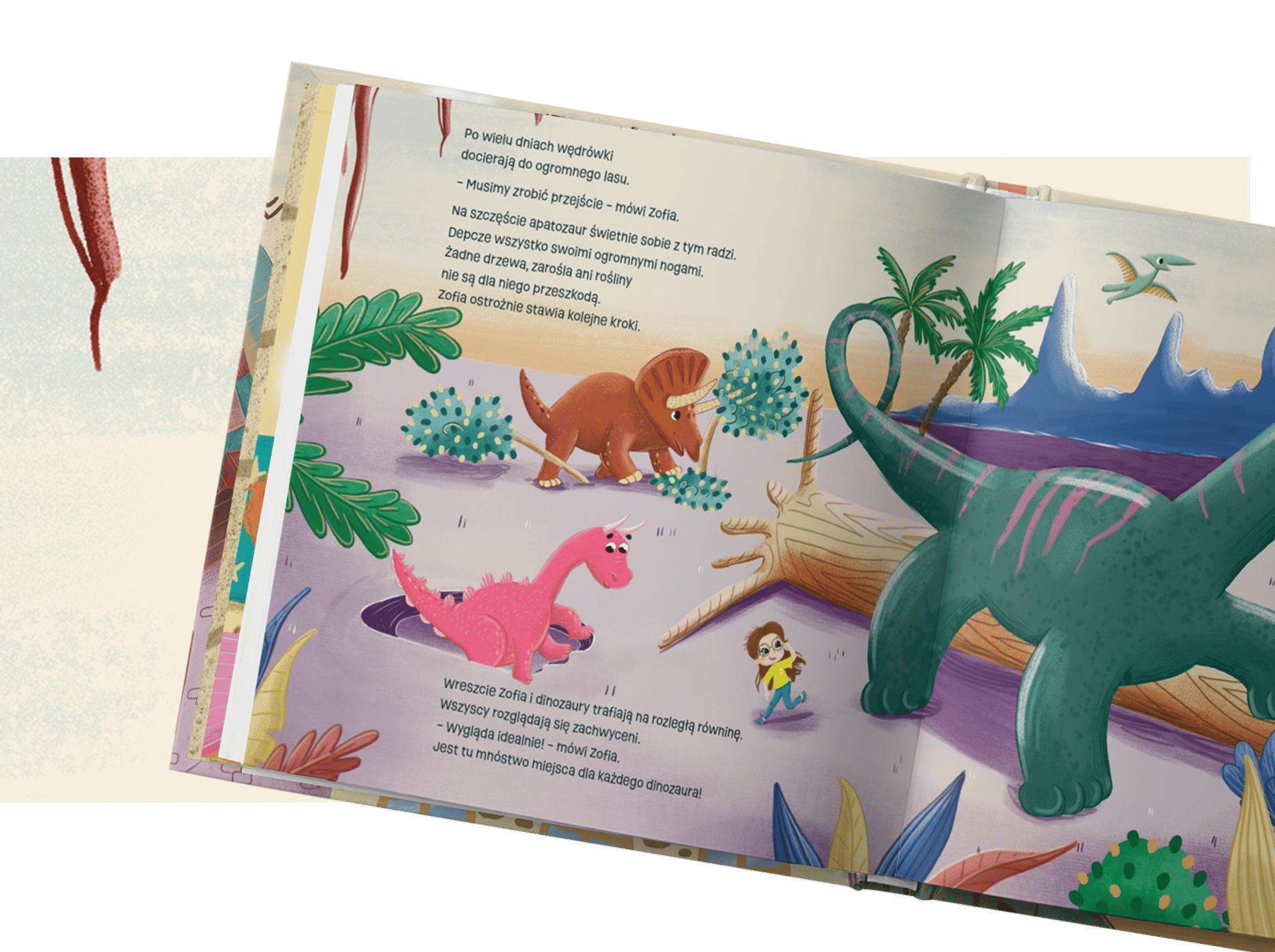 Na każdej stronie dziecko odkryje kolejne spersonalizowane szczegóły.