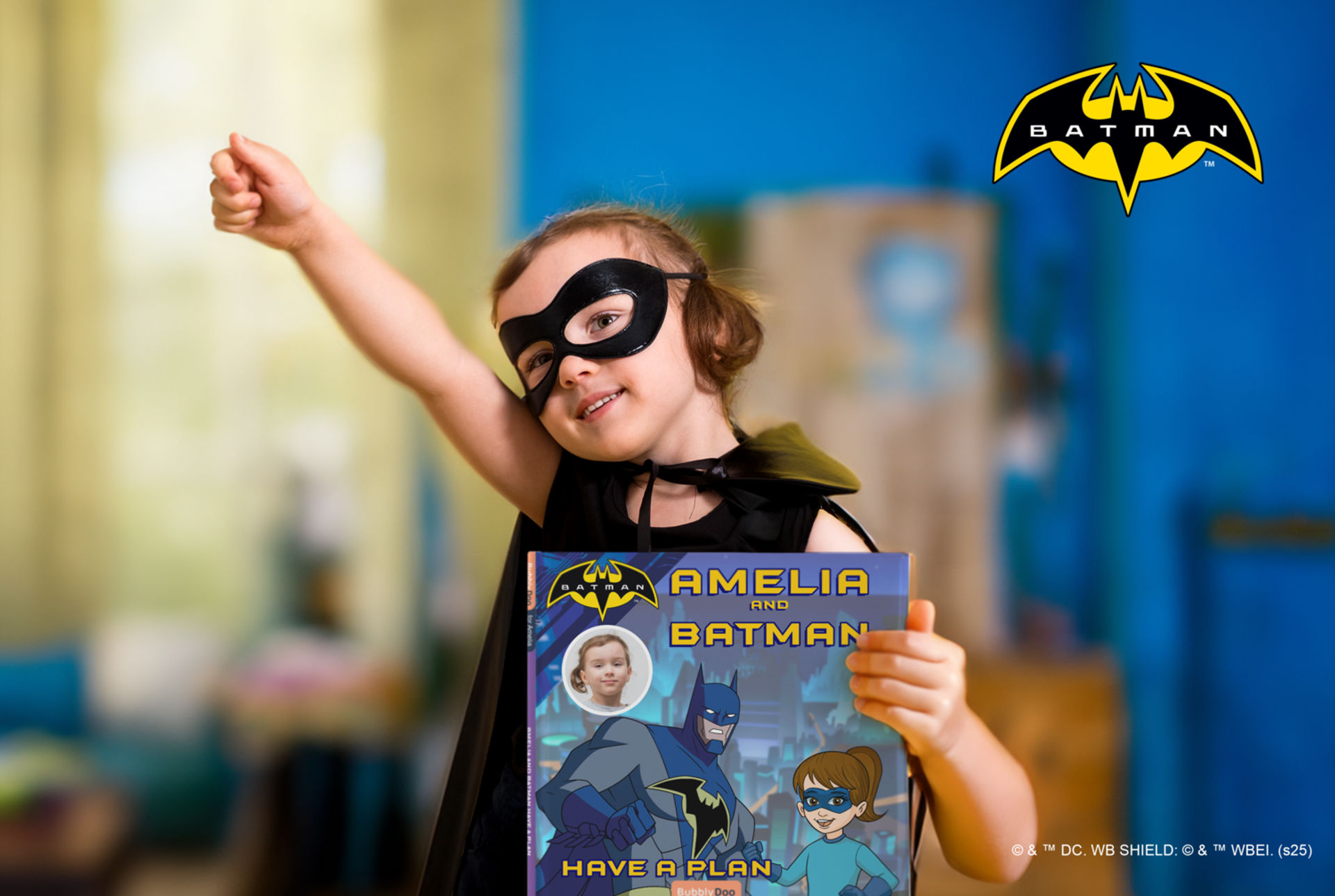Your child and Batman together in one book!
