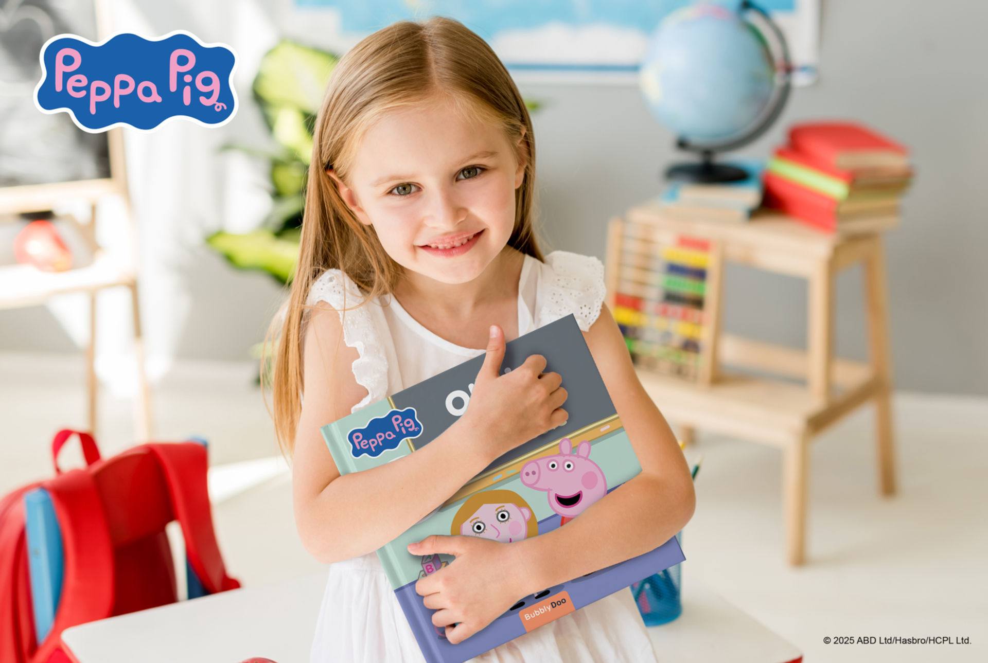 Tu hija o hijo y Peppa Pig, juntos en un mismo libro