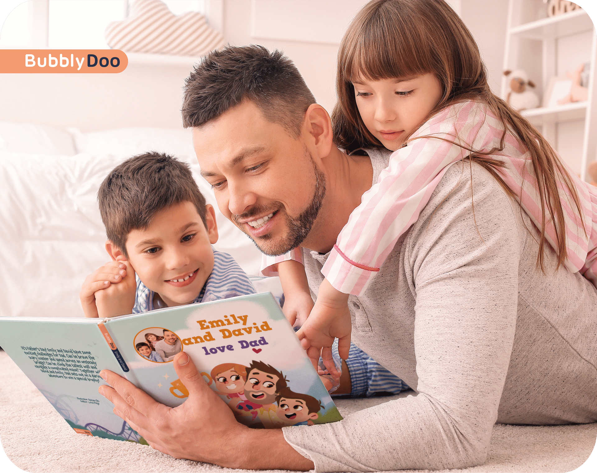 Your children and their dad together in one amazing book!