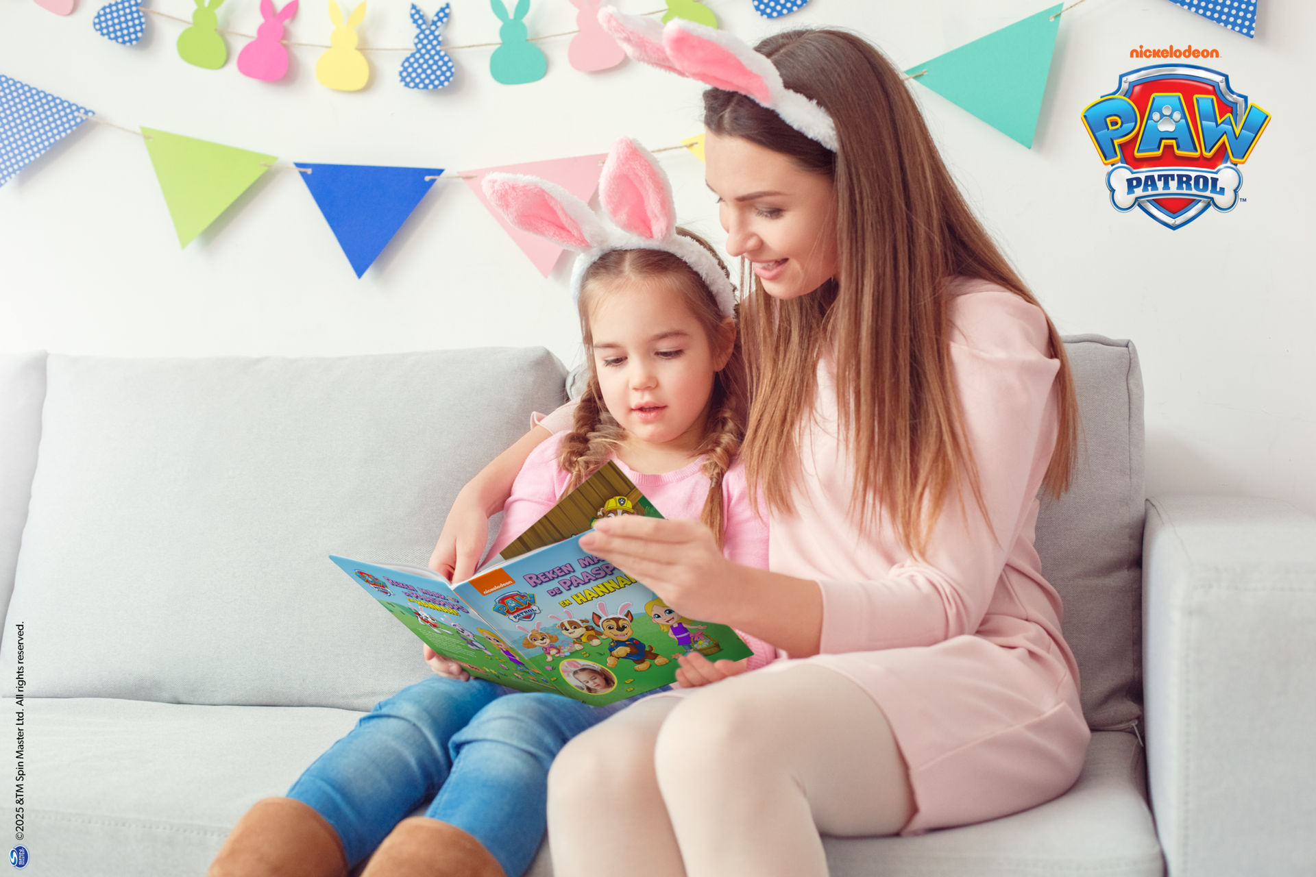 Jouw kind en de PAW Patrol samen in dit paasboek!