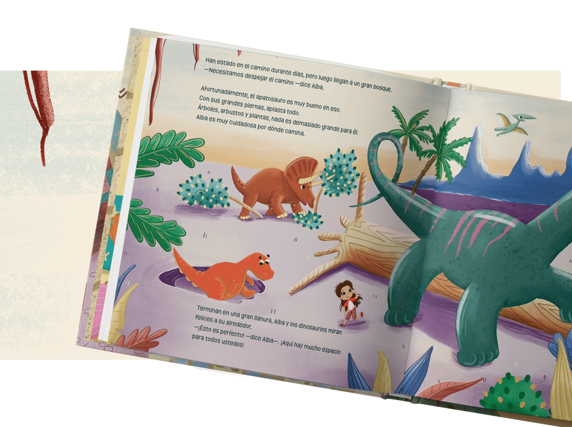 En cada página, su hijo descubrirá detalles personalizados.