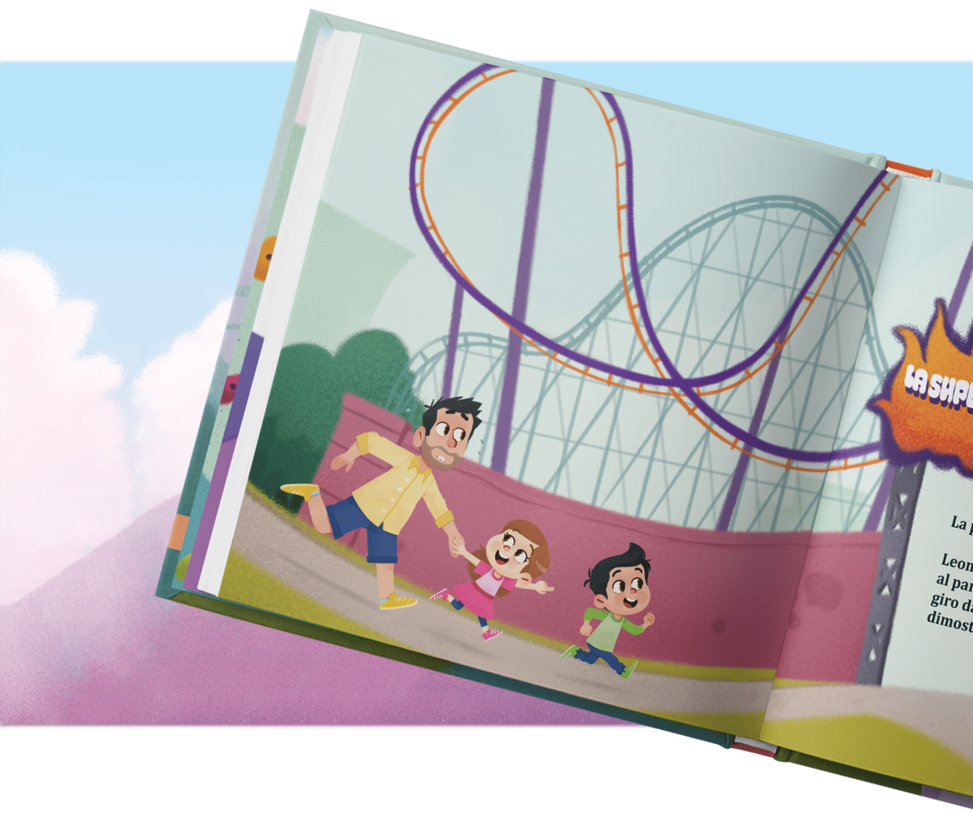 Tuo figlio o figlia noterà tanti dettagli personalizzati in ogni pagina.