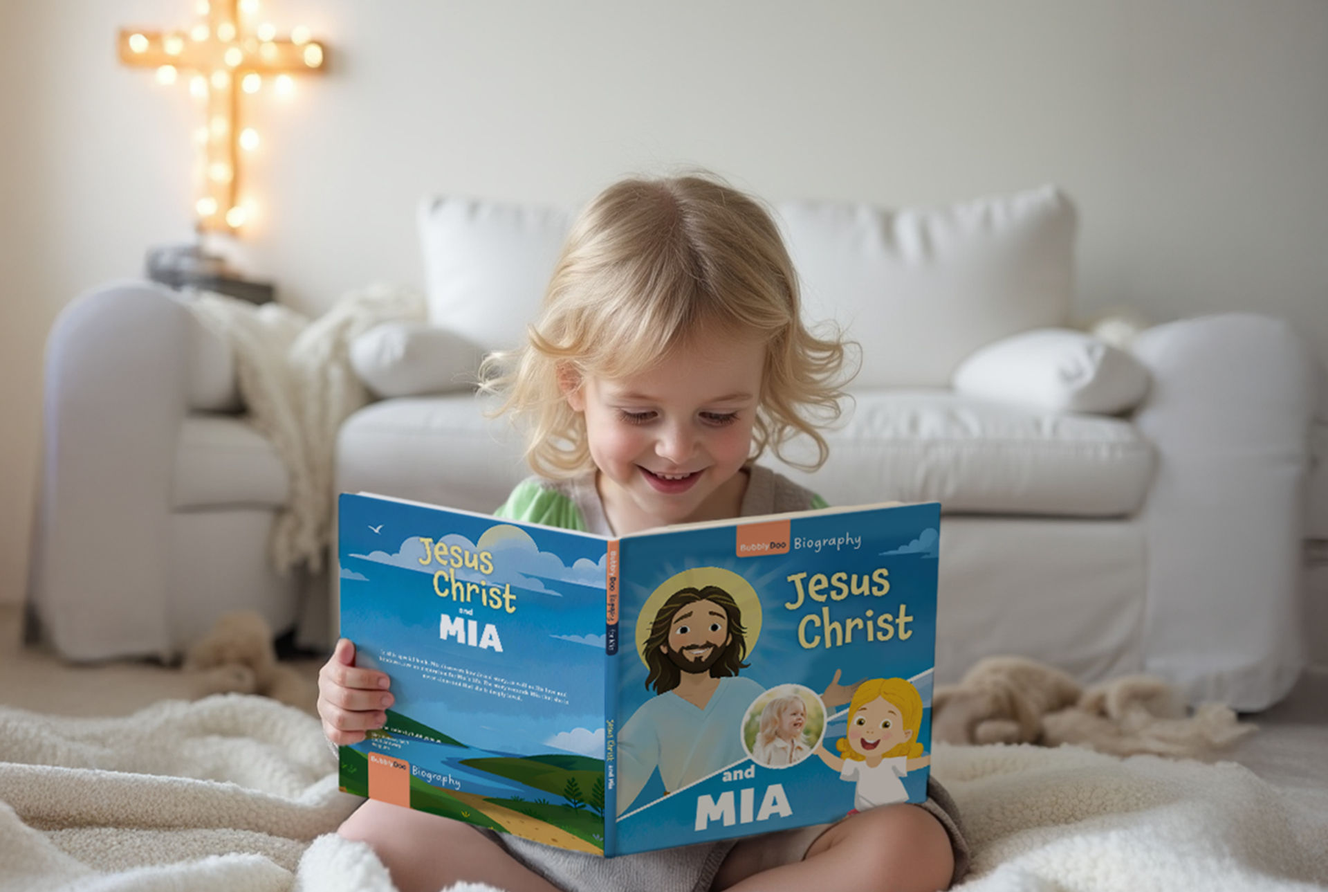 Your child features in a book about Jesus