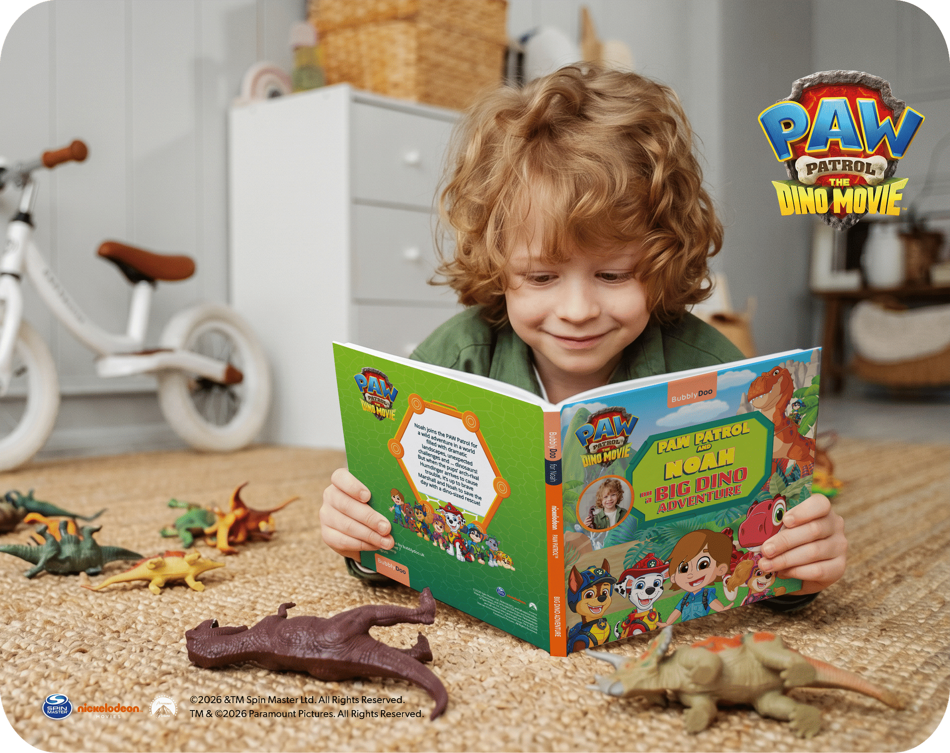 Your child together with the PAW Patrol in one exciting story!