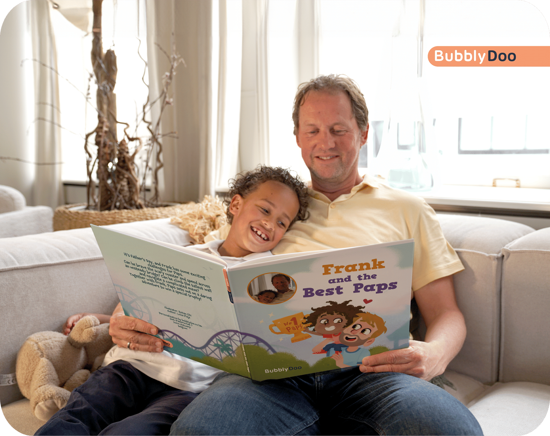 Your child and Dad together in one amazing book!
