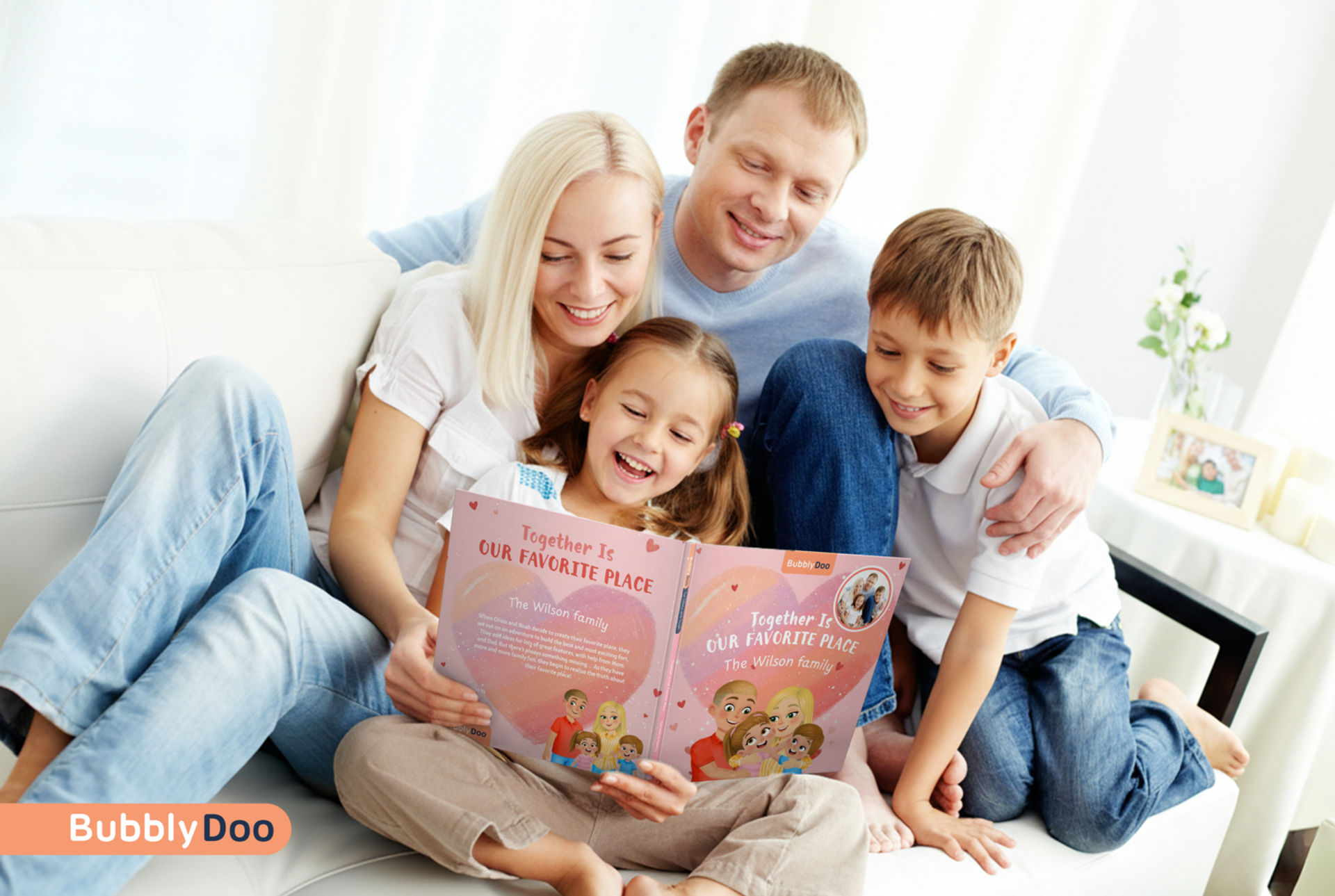 Your children and their family together in one amazing book!