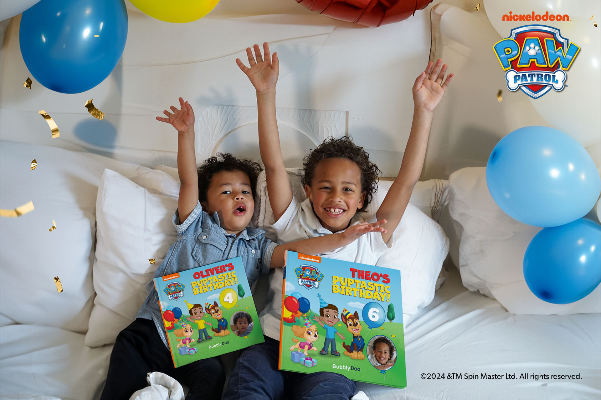 Your child and the PAW Patrol in one book!