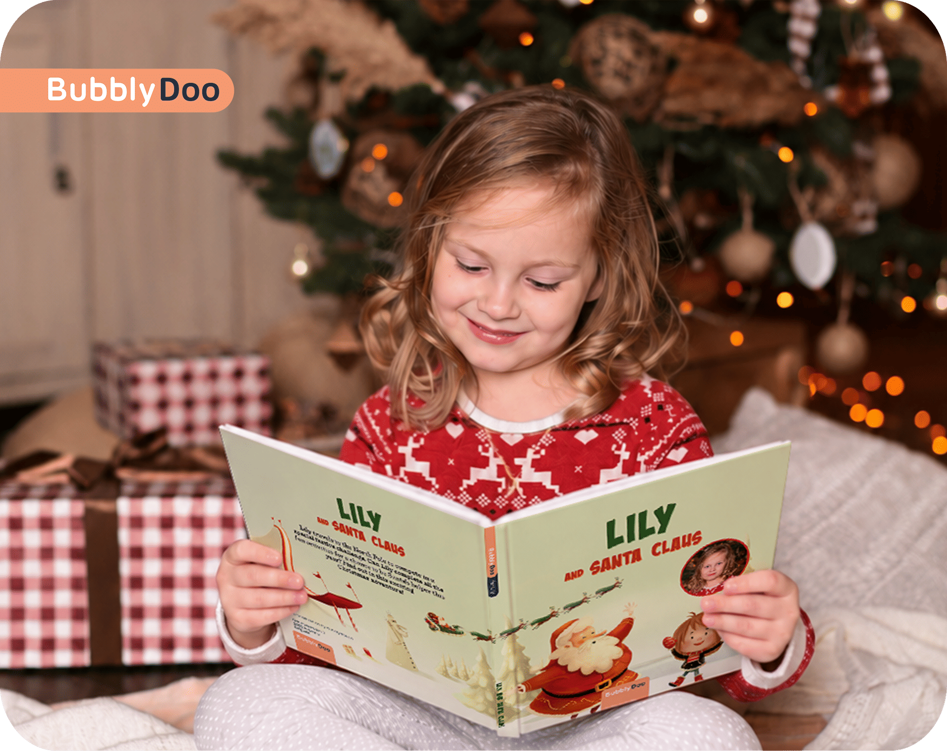 Your child and Santa together in one book!