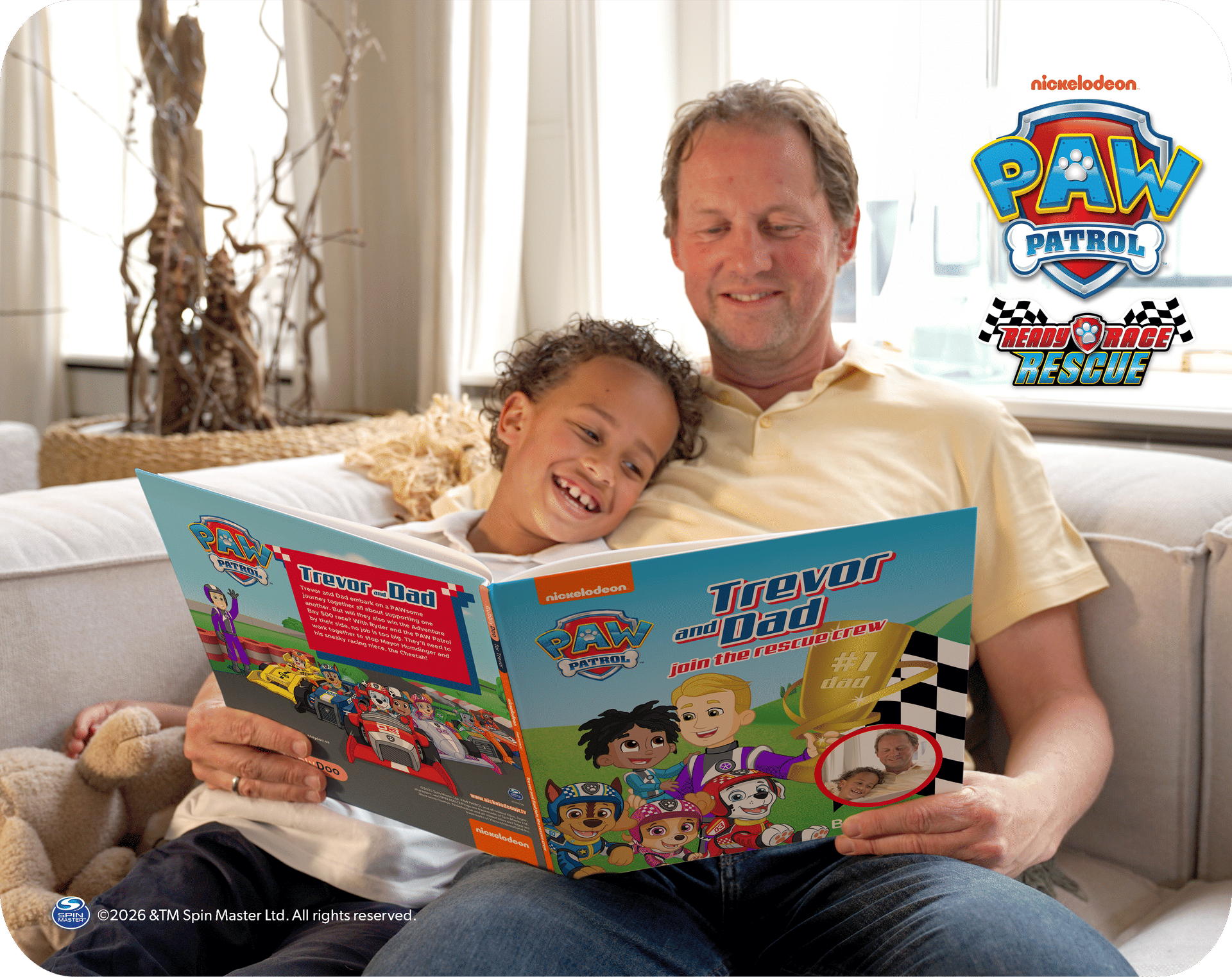 Your child and the PAW Patrol together in one book!