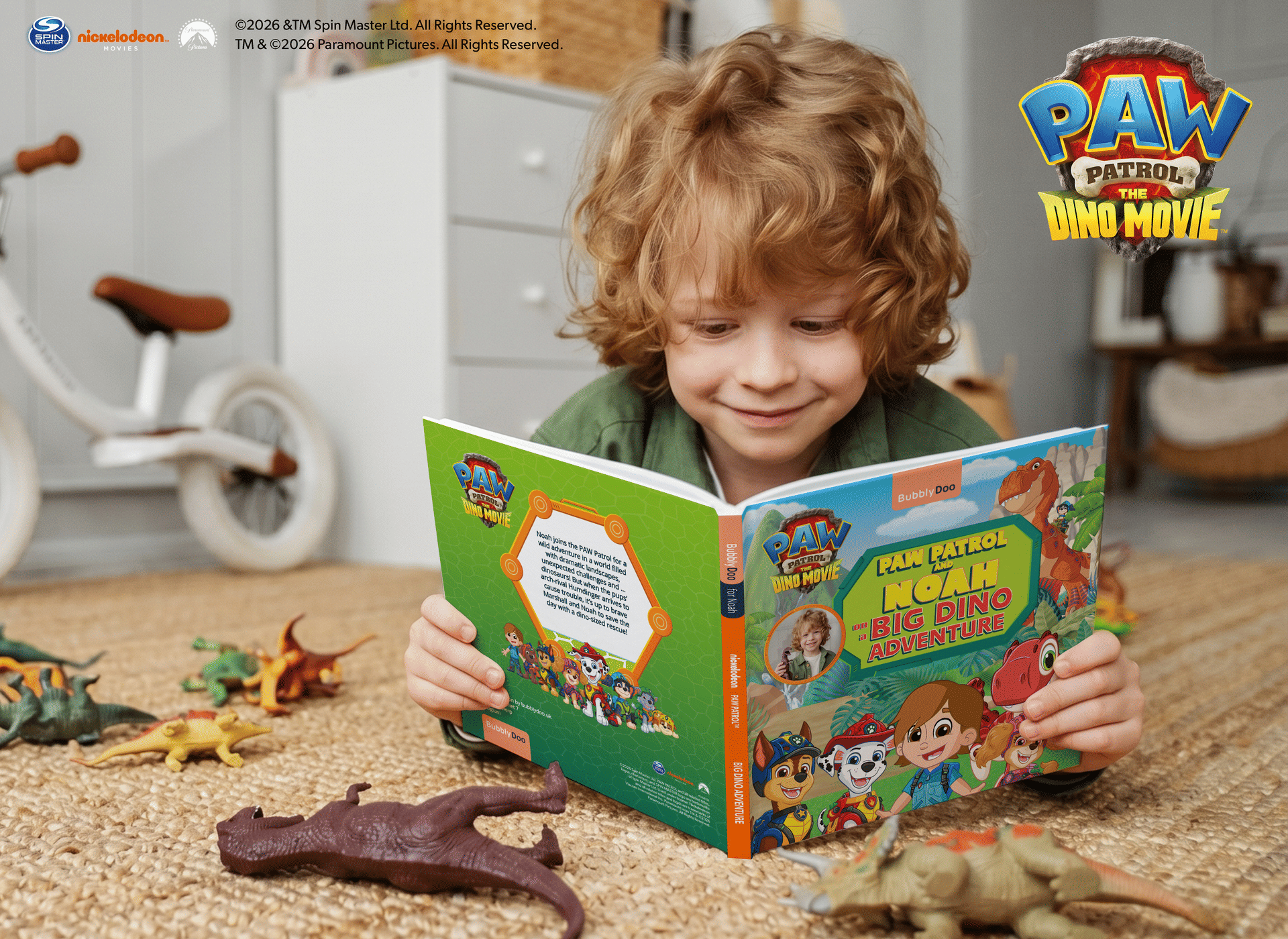 Your child together with the PAW Patrol in one exciting story!