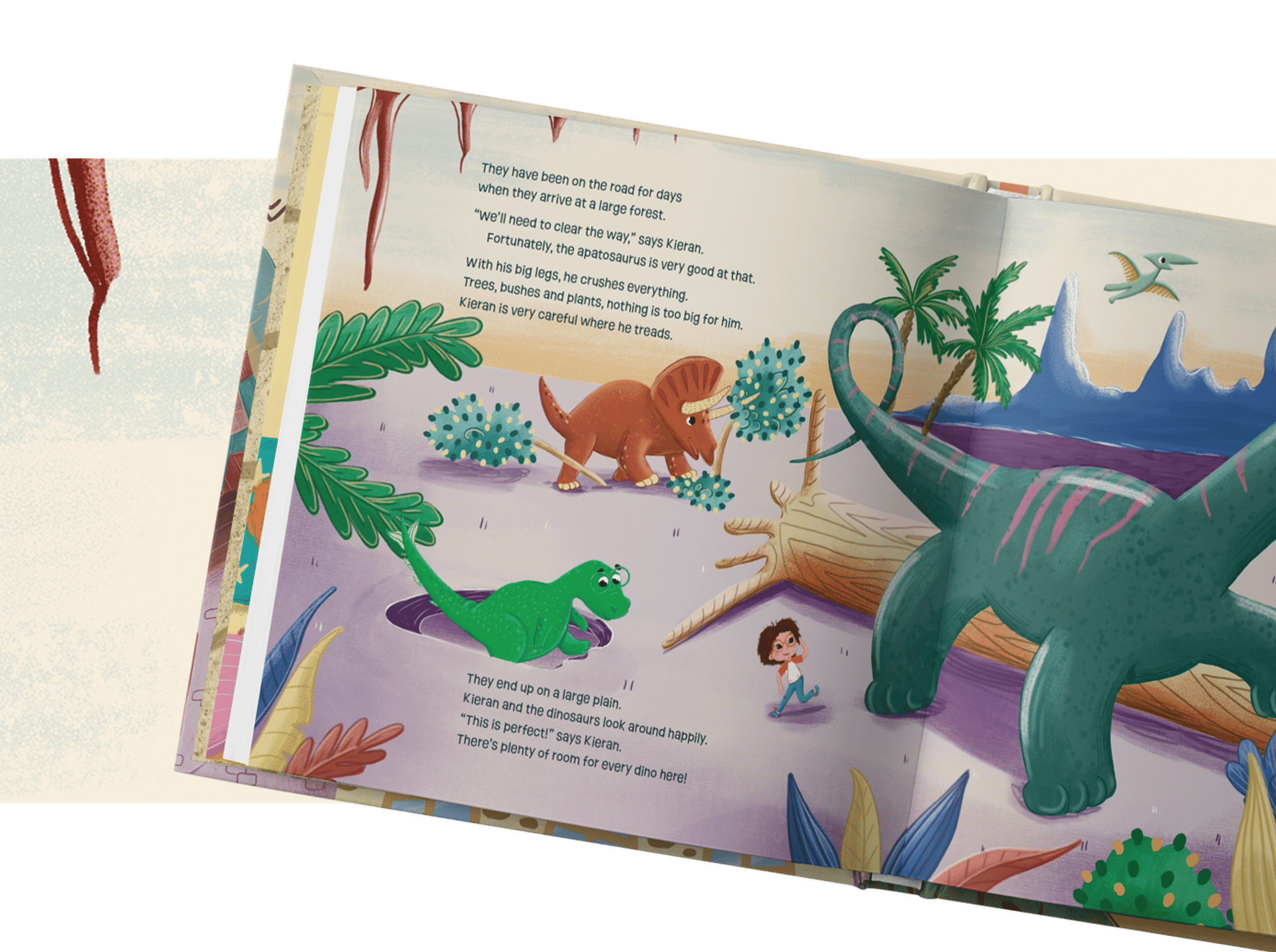 On each page, your child will discover personalized details.