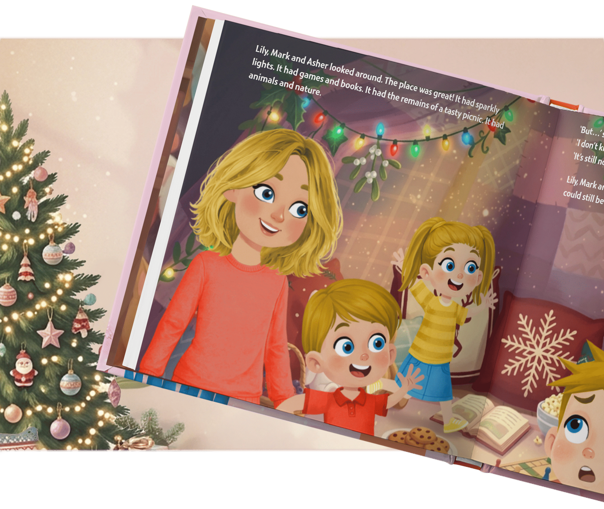 Your children will discover personalized details everywhere