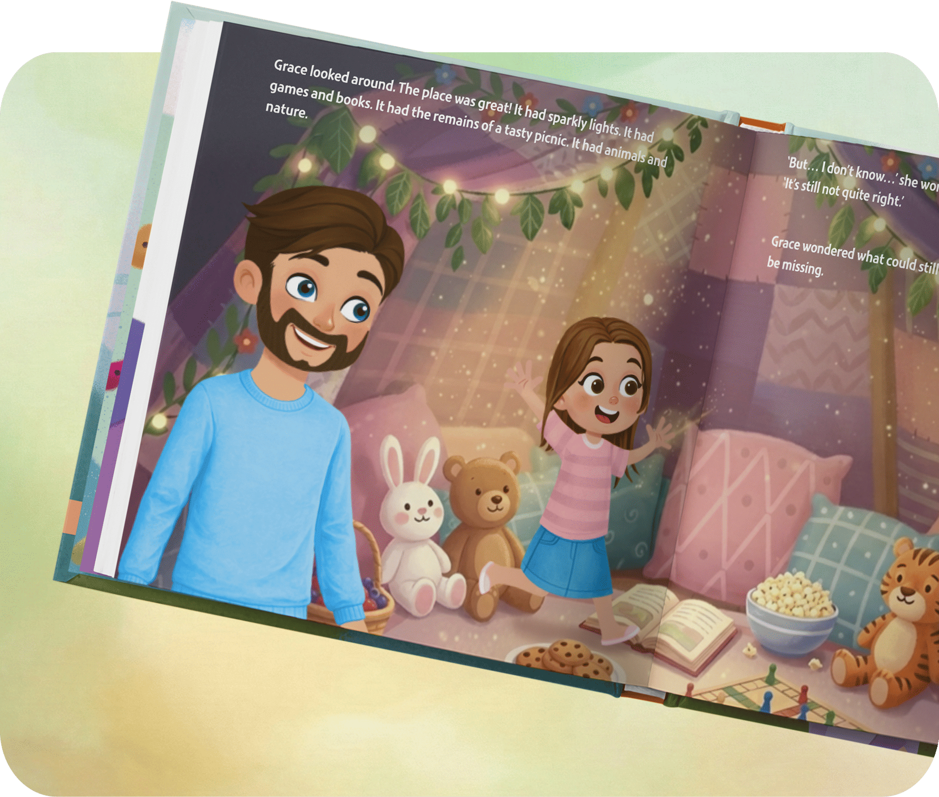 Your children will discover personalized details everywhere