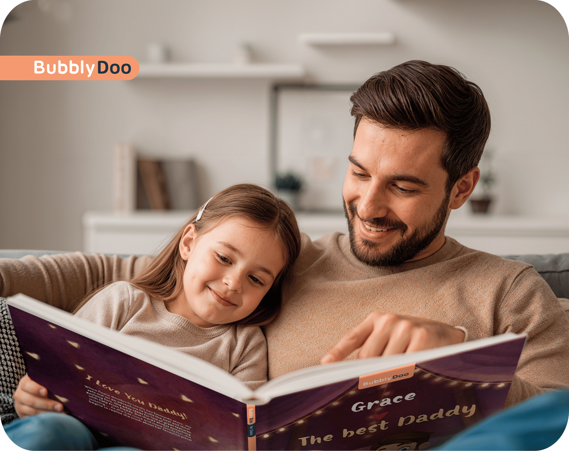Your children and their dad together in one amazing book!