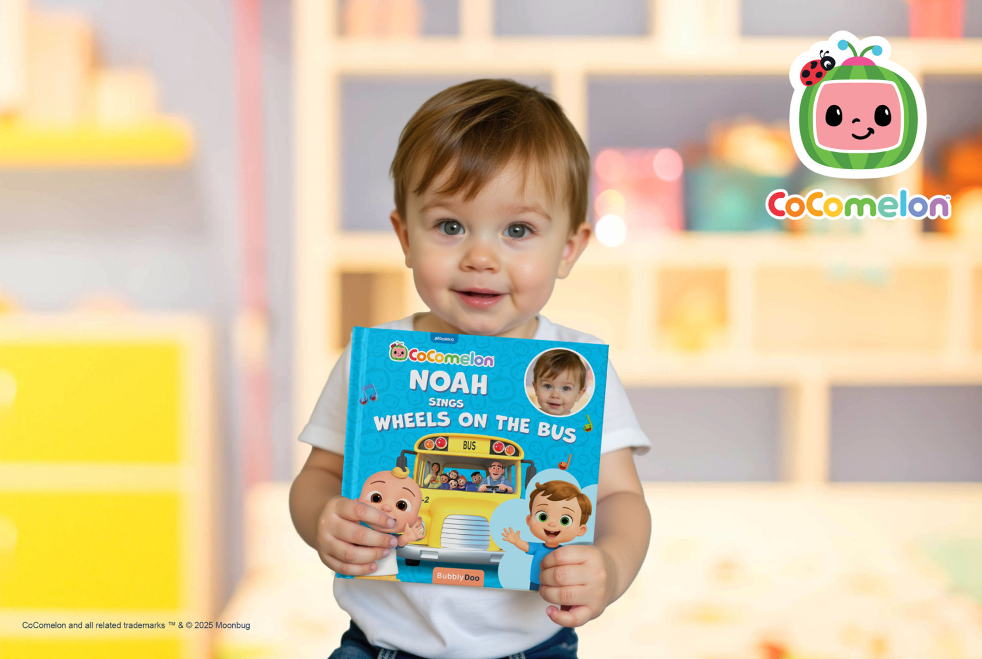Your child and CoComelon characters together in one book!