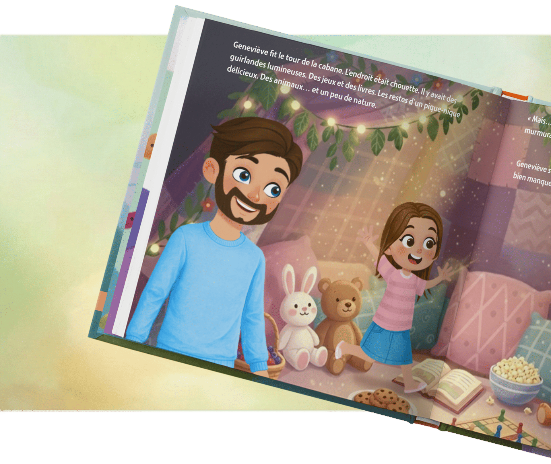 Vos enfants vont découvrir des détails personnalisés à chaque page !