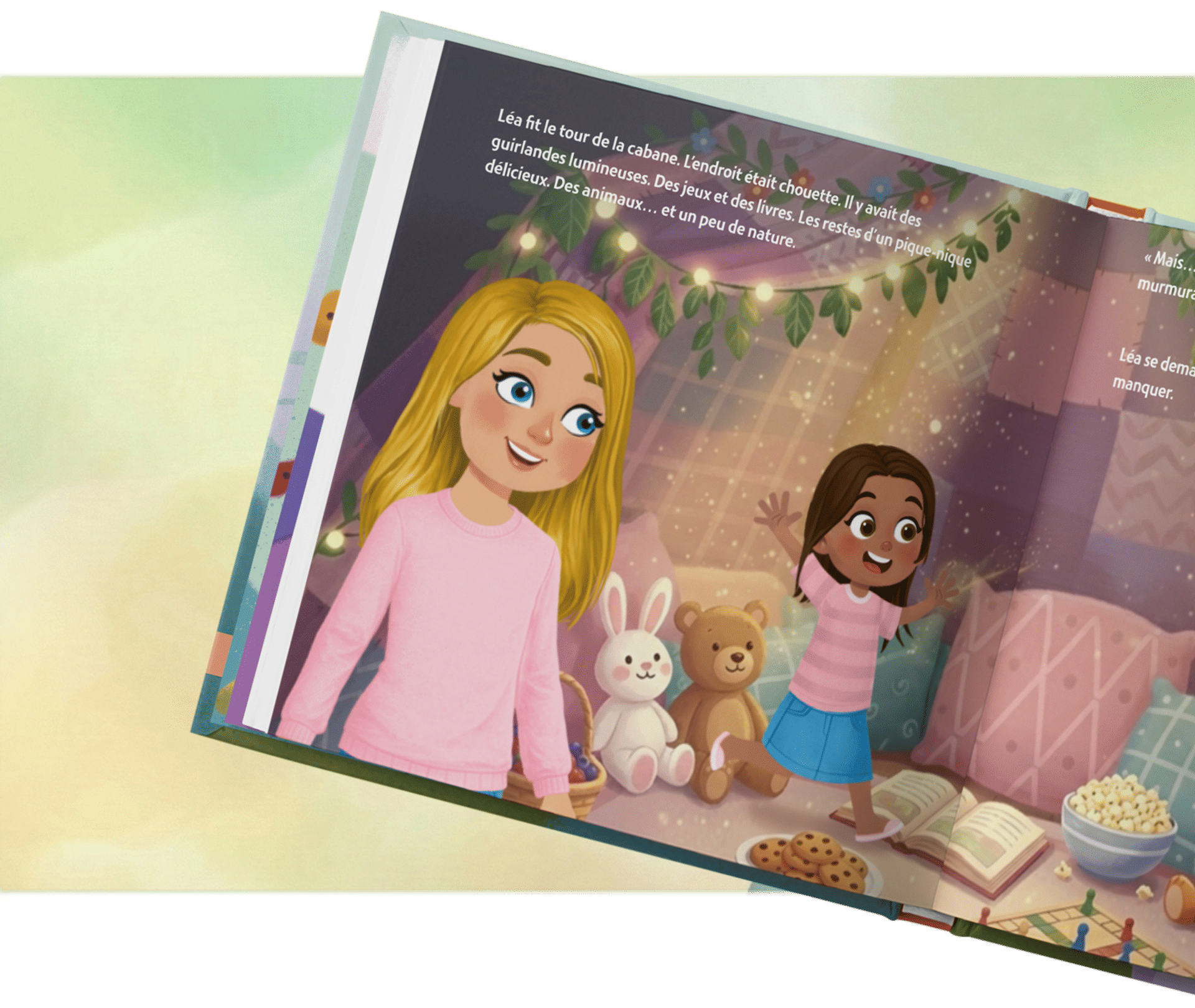 Vos enfants vont découvrir des détails personnalisés à chaque page !