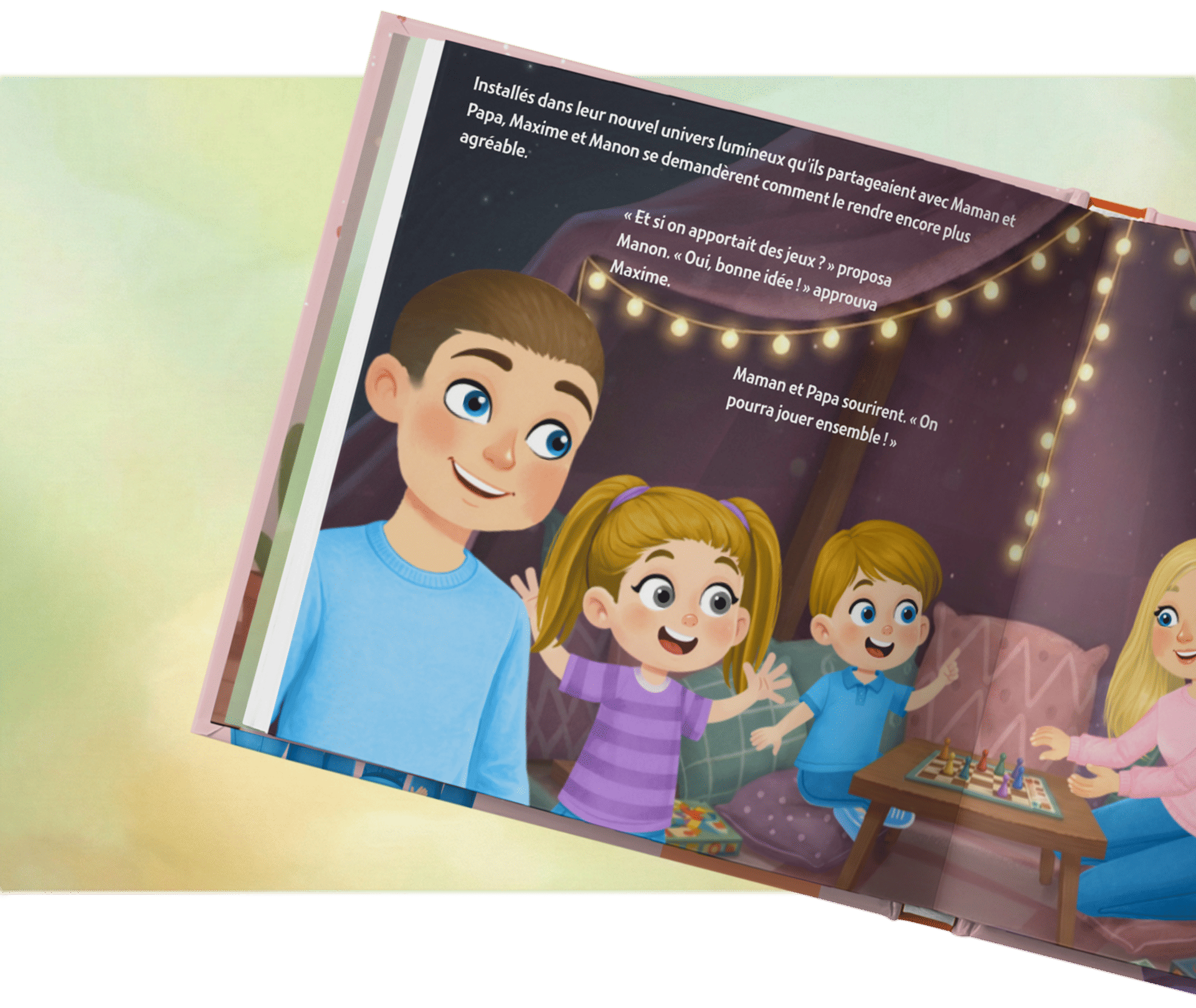 Des détails personnalisés à découvrir à chaque page