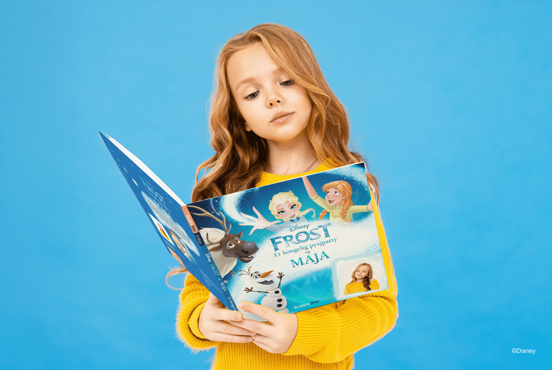 Barnet ditt sammen med Anna, Elsa og Olaf i én og samme historie!
