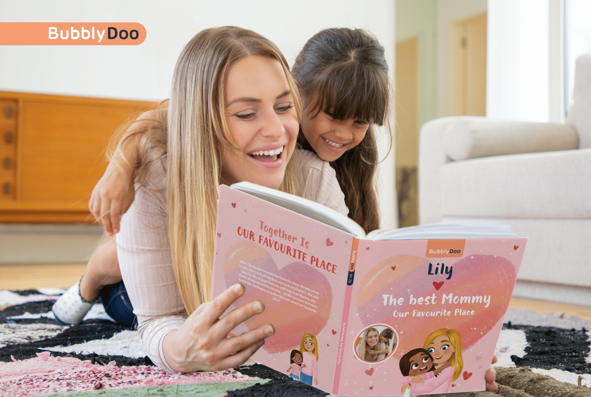 Children and their mother together in one amazing book!