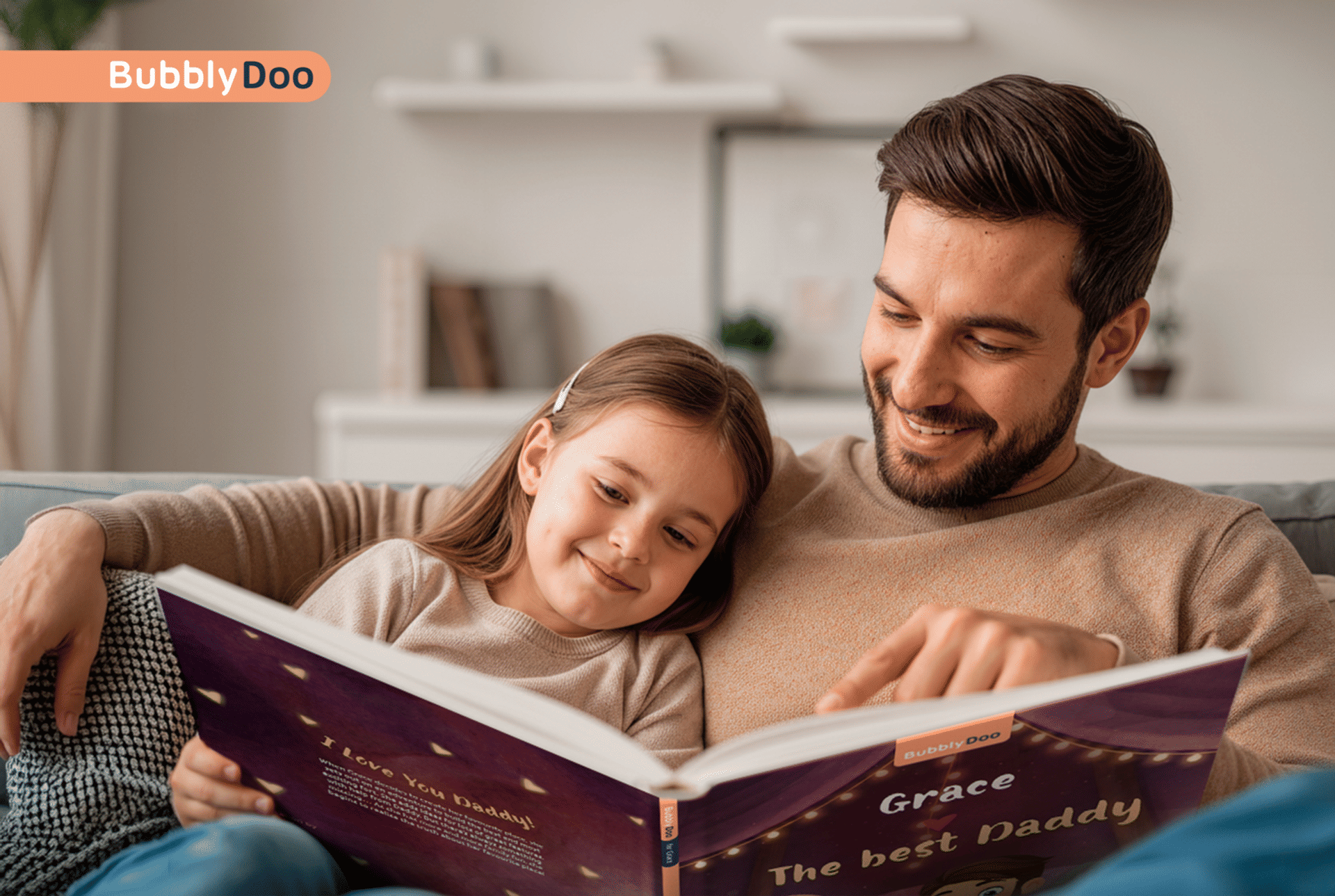 Your children and their dad together in one amazing book!