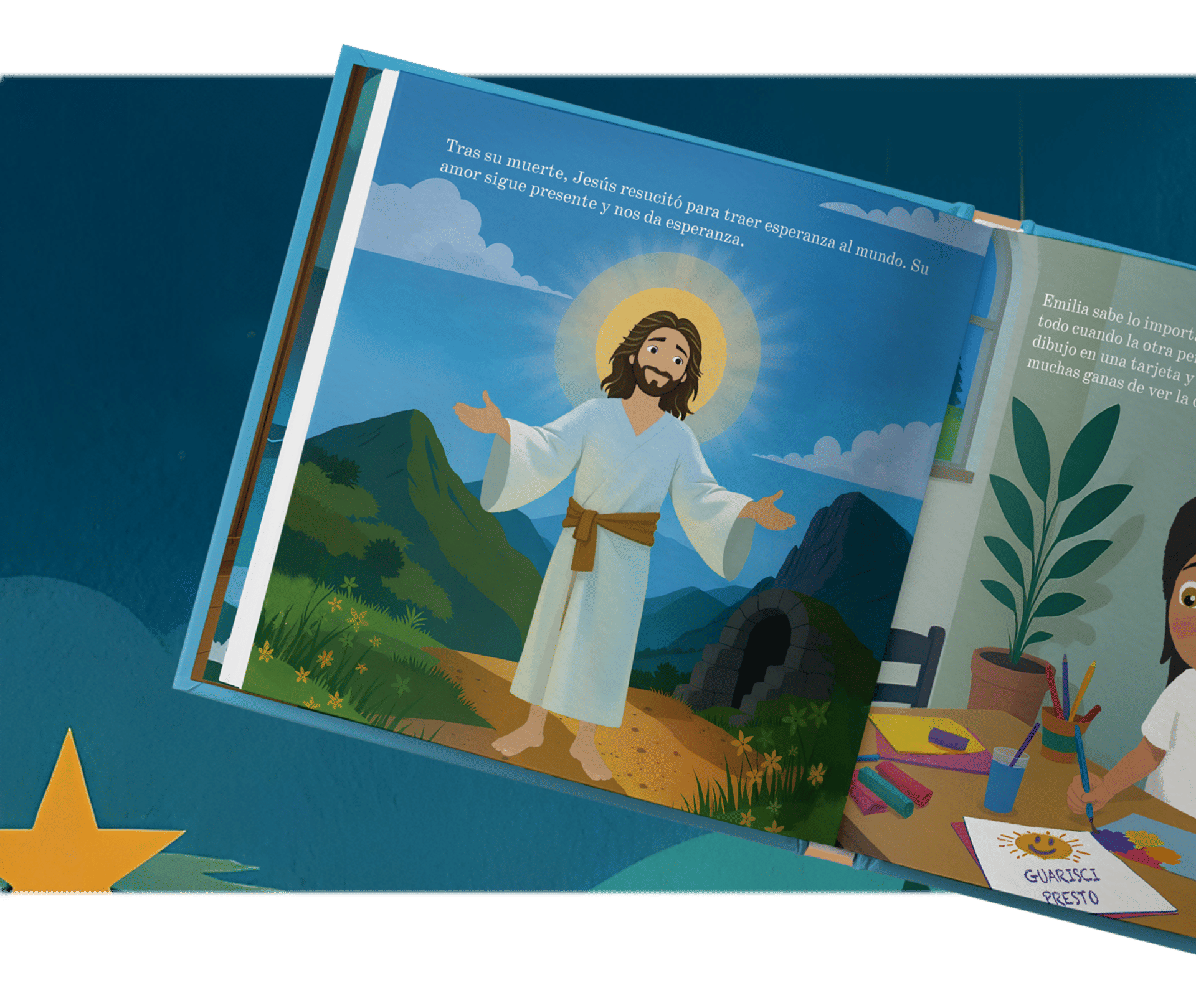 Tu hija o hijo descubrirá detalles personalizados por todo el libro