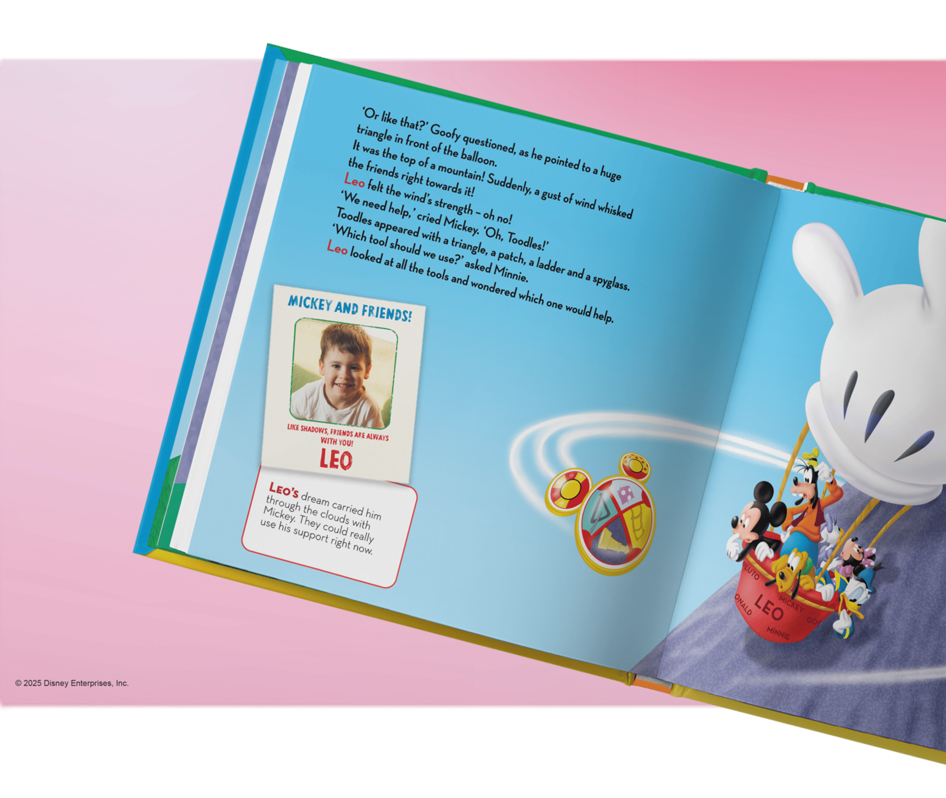 Your child will discover personalised details everywhere