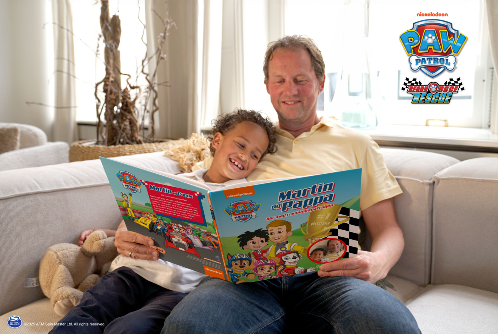 Barnet ditt og PAW Patrol – sammen i én og samme bok!