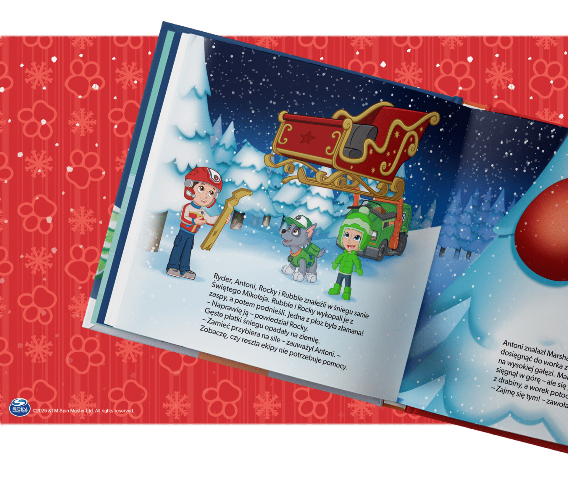 Dziecko znajdzie personalizowane szczegóły na każdej stronie