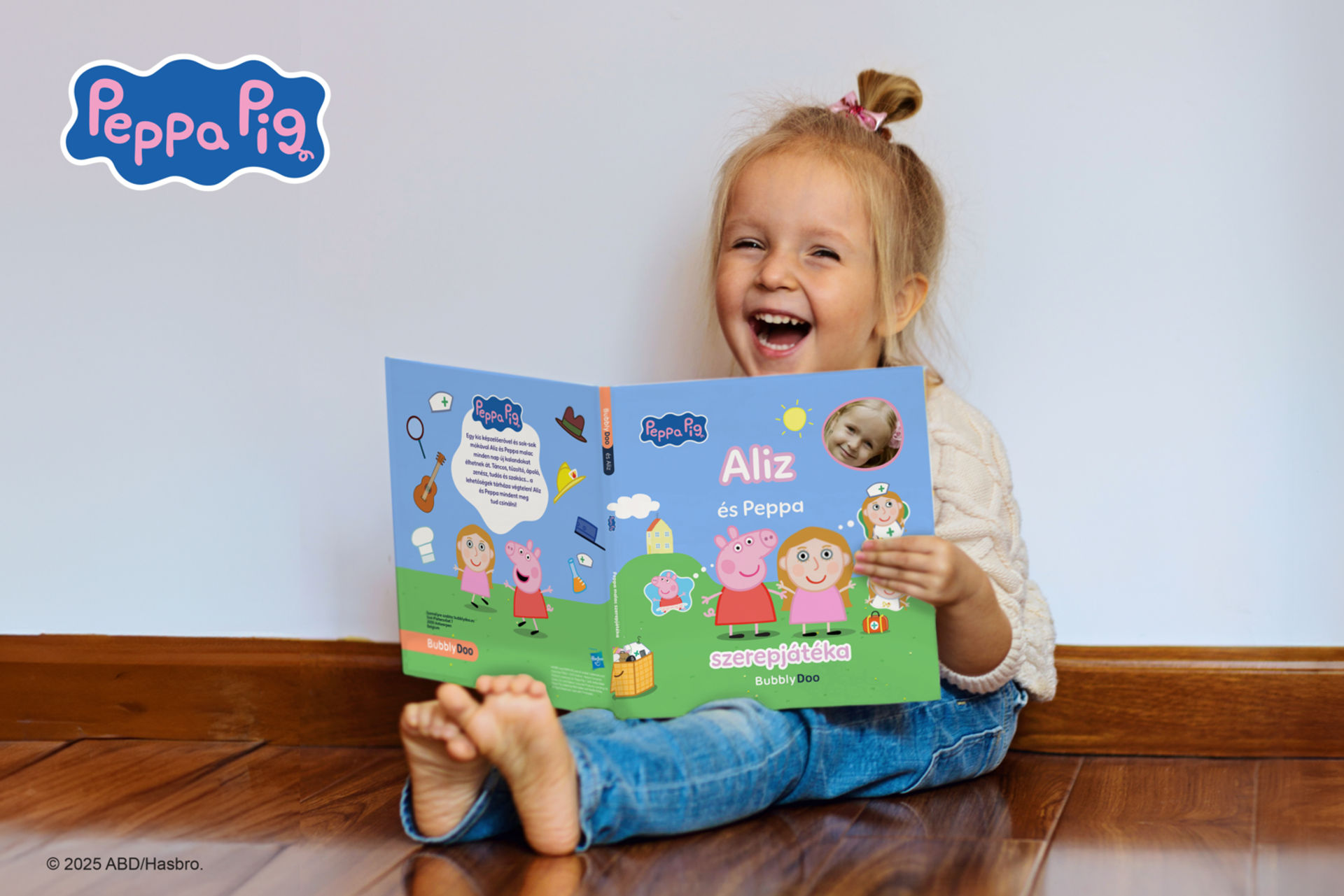 Gyermeked és Peppa malac egy közös könyvben!