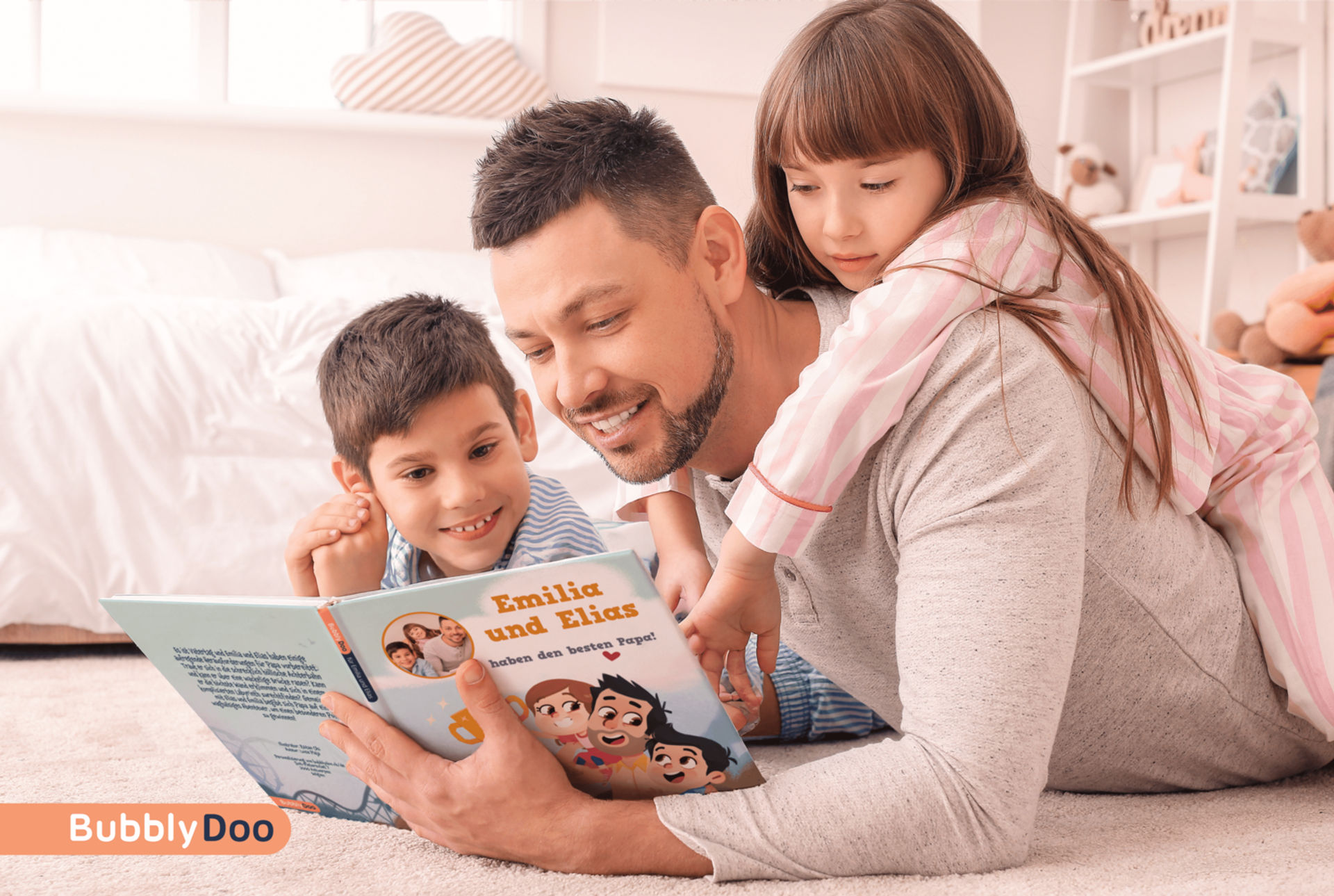 Dein Kind gemeinsam mit seinem Papa in einem Buch!