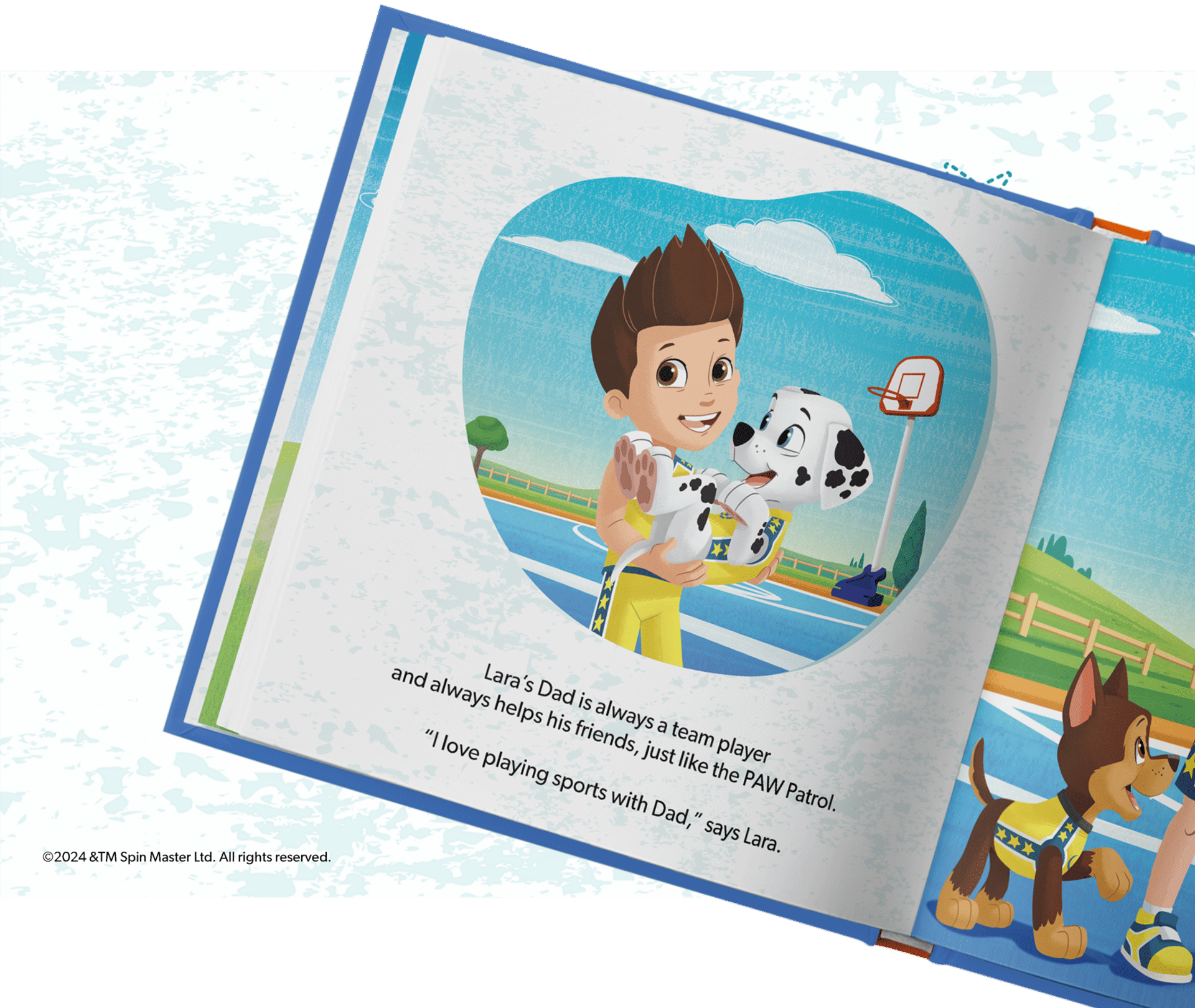 Dad and child will discover personalized details everywhere