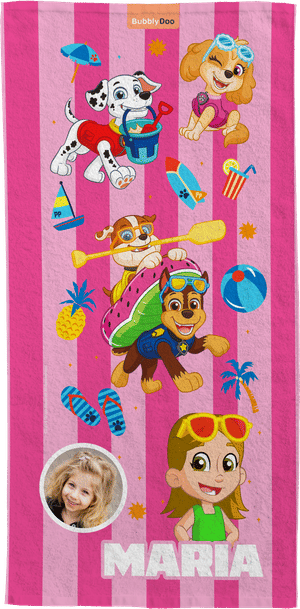 PAW Patrol's pawtastische zomerhanddoek