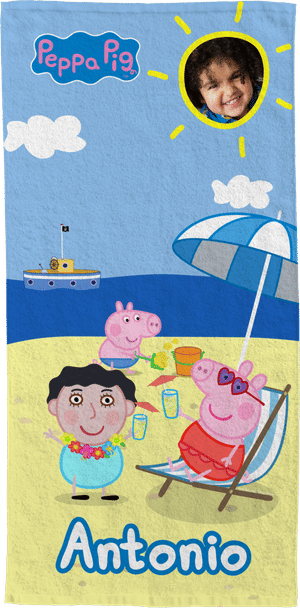 Il telo mare di Peppa Pig