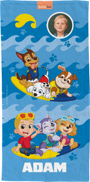 PAW Patrol zomerse vrienden handdoek