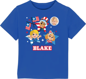 PAW Patrol 4th of July T-shirt