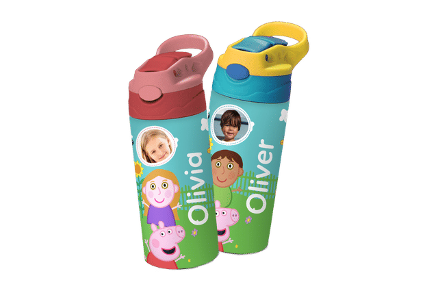 Peppa Wutz: Wasserflasche "im Garten"