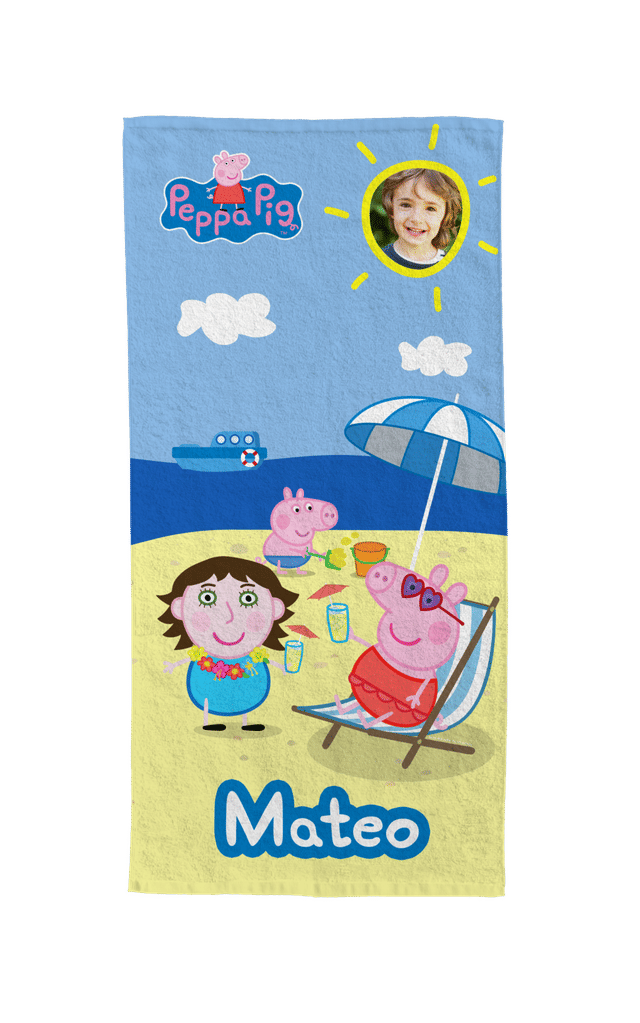 Zomerse Peppa Big handdoek