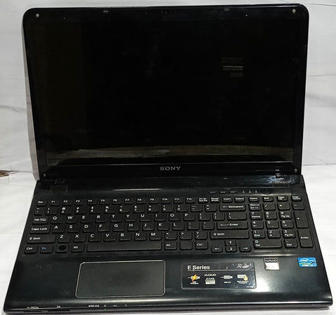 Buy Used Sony E Series (SVE1513CYNB) 15.6" Intel Core i3-2nd Gen 320GB HDD 2GB RAM Black Laptop