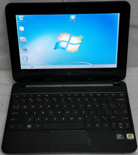 Buy Used HP Mini 110-3000 10.1" Intel Atom CPU N455 160GB HDD 1GB RAM Black Laptop