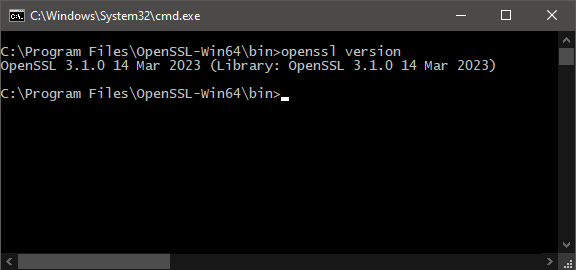 OpenSSL for windows