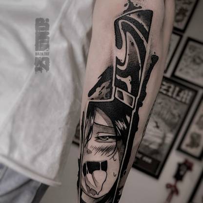 Anime Tattoo - BUGGKAT Studio Berlin