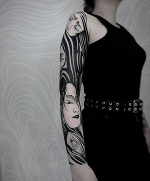 Grafik Tattoo von Evgeny