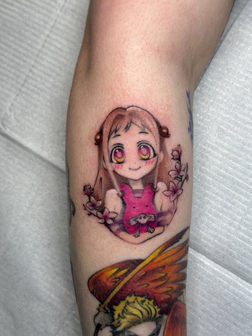 Anime Tattoo von Katy, BUGGKAT Berlin