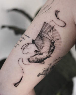 Mikrorealismus Tattoo von Katy, BUGGKAT Berlin