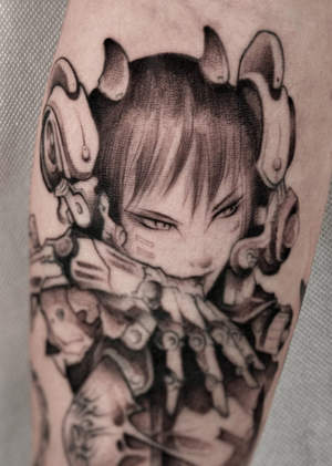 Mikrorealismus Tattoo von Katy, BUGGKAT Berlin