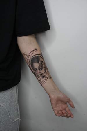 Fineline Tattoo von KateU, BUGGKAT Berlin
