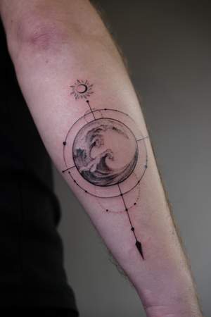 Fineline Tattoo von Katy, BUGGKAT Berlin