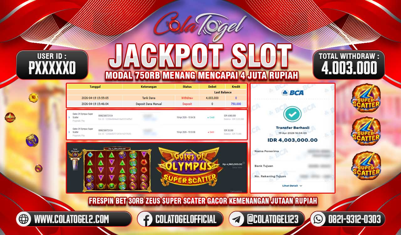 JACKPOT SLOT GACOR!!